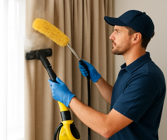 Trusted drapes cleaning technician Matty Curtain Cleaning wakeley-nsw QLD