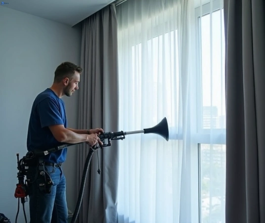 Professional drapes cleaning process tools Matty Curtain Cleaning wakeley-nsw