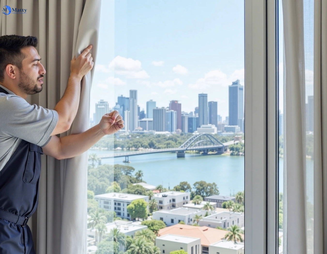 Professional curtain steam cleaning service wakeley-nsw QLD by Matty Curtain Cleaning